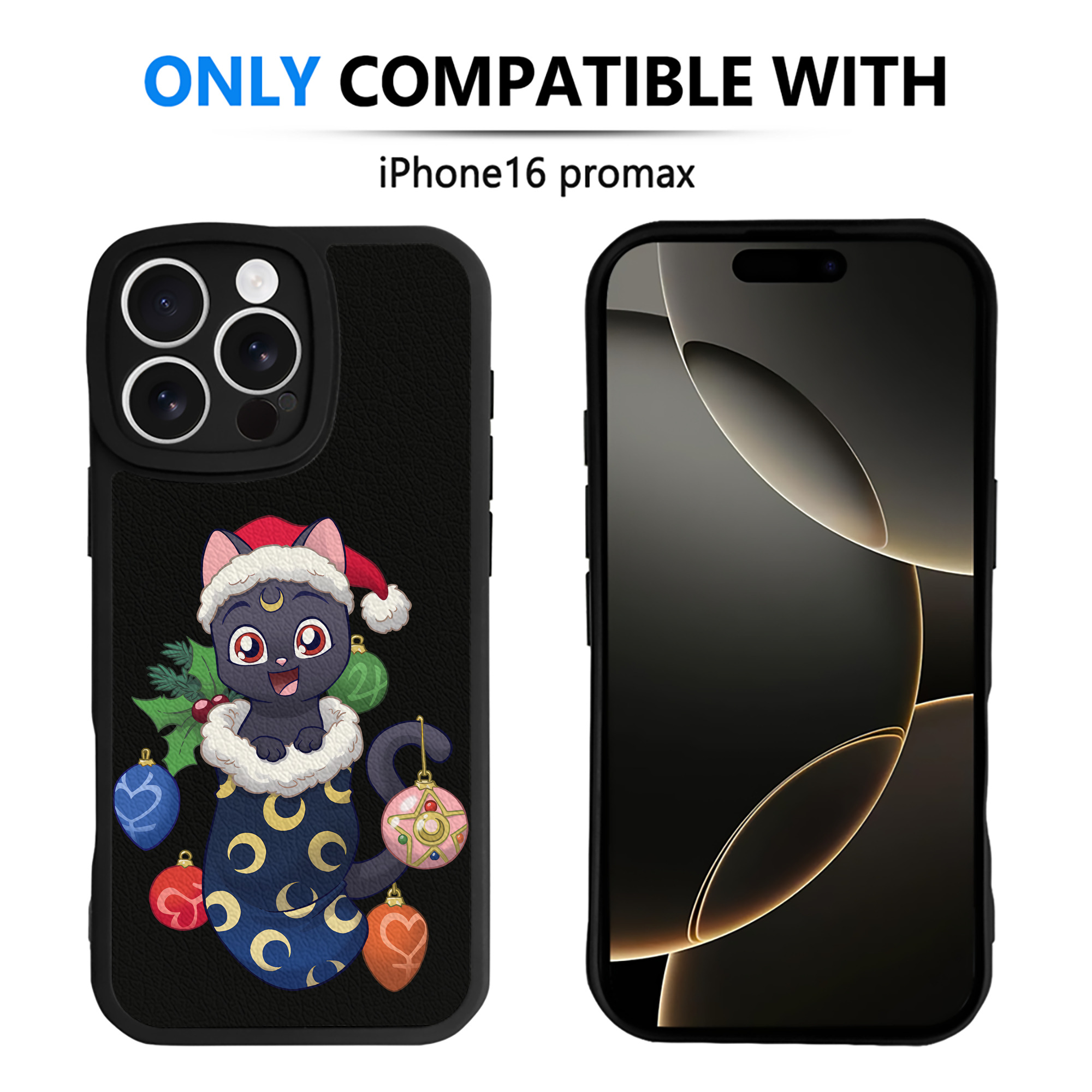 （画像用） 美少女戦士セーラームーン Sailor Moon 【iPhone 16シリーズ対応】シリコンスマホケース（レザー調） 材質：シリコン